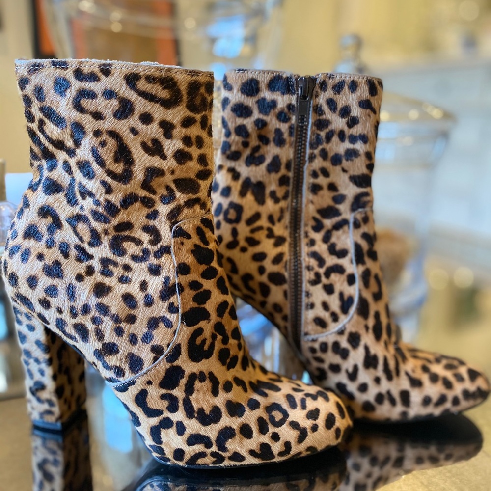 Steve Madden Leopard Booties